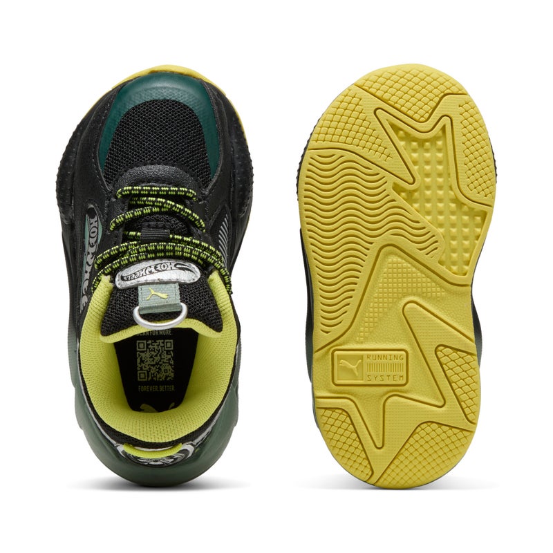 PUMA x HOT WHEELS RS-X Baby Unisex Black Sneakers - Image 4